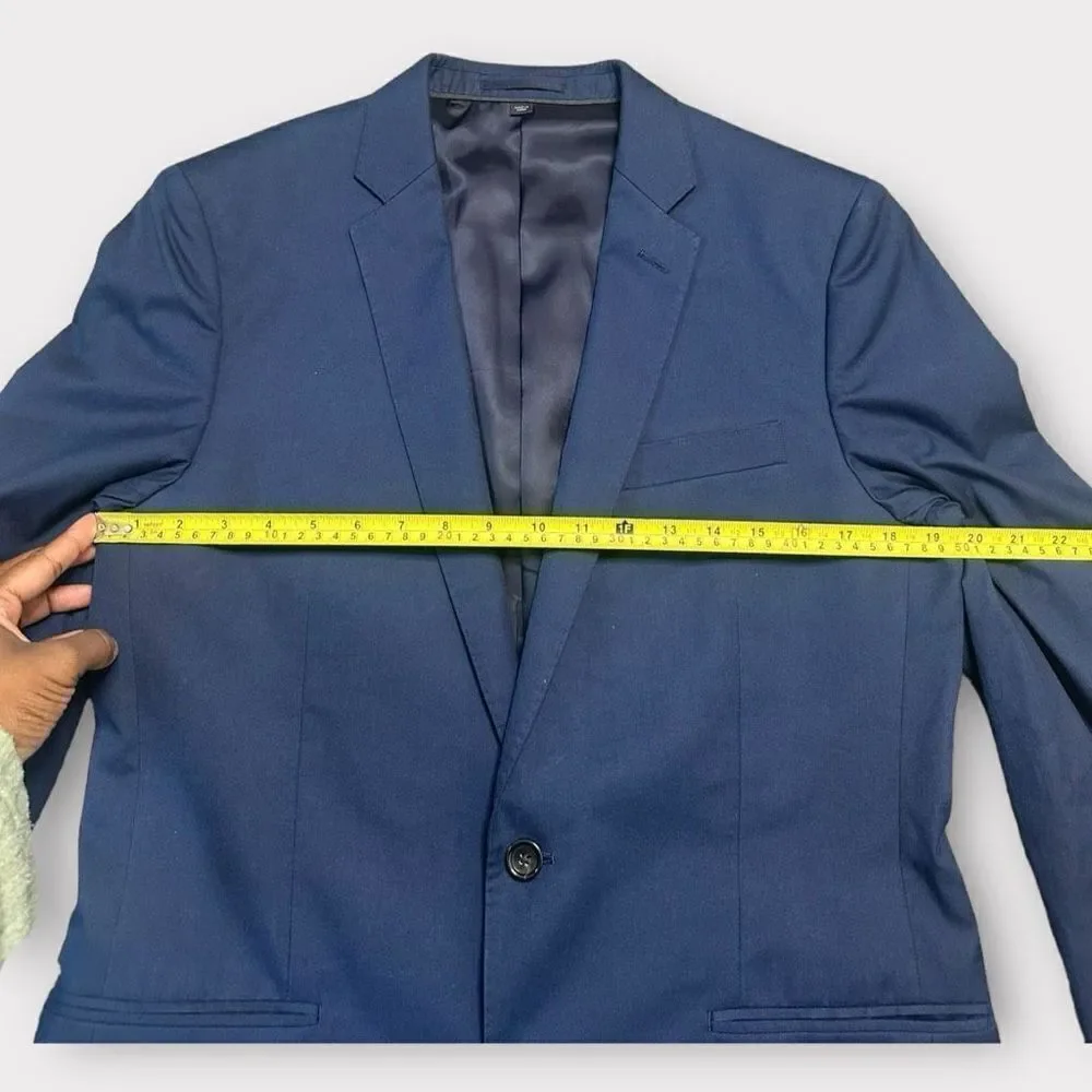 J. Crew Ludlow Suit Blazer Men’s Size 40 Italian Carpini Cotton Formal Jacket